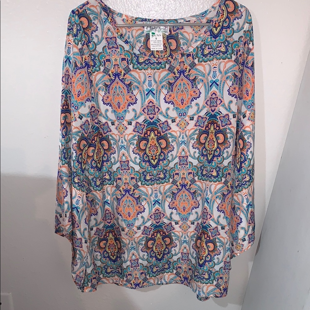 Colorful Patterned Women's Dress